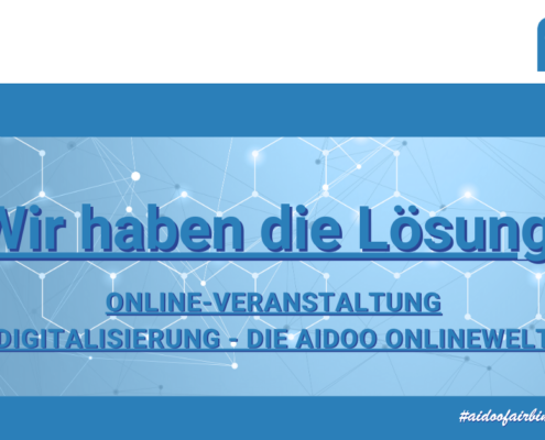 Aidoo Online-Veranstaltung "Digitalisierung - Die Aidoo Onlinewelt" 2