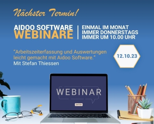 Arbeitszeiterfassung und Auswertungen leicht gemacht mit Aidoo Software! 2