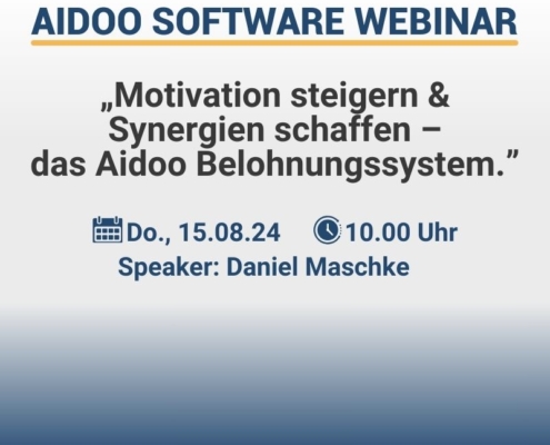 Aidoo Webinar "Motivation steigern & Synergien schaffen - das Aidoo Belohnungssystem." 4