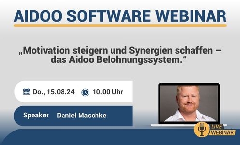 „Motivation steigern und Synergien schaffen – das Aidoo Belohnungssystem.“ Aidoo Webinar 3