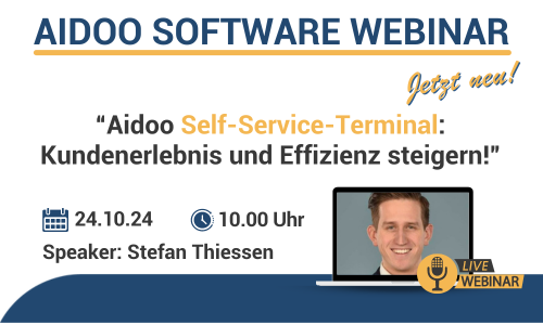 "Aidoo Self-Service-Terminal: Kundenerlebnis und Effizienz steigern!" Aidoo Webinar 2